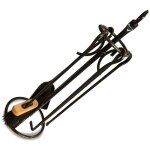 Serviteur chemine acier 4 accessoires socle + pelle + balayette + tisonnier + pince - anneau - serviteur ...