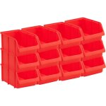 Set 12 tiroirs de rangement empilables, bo�tes de rangement, rangement d'outils, haute stabilit� dimensionnell ...