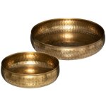 Ensemble de 2 coupelles oasis en mtal dor ? dcoration intrieure lgante par atmosphera crateur ...