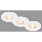 Set de 3 lampes encastr�es plafond led, lampes encastr�es ultraplates, spots encastr�s salle de bain, ...