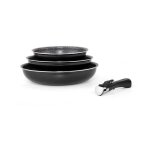 Arthur martin - set 3 poeles 20 / 24 / 28cm tous feux dont induction