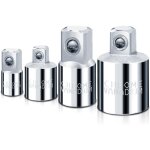 Set 4 adaptateurs et r�ducteurs de douille 1 / 4 3 / 8 1 / 2 pouces - acier chrome vanadium poli - pour ...