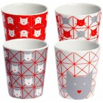 Set de 4 tasses expresso chats Set de 4 tasses expresso chats