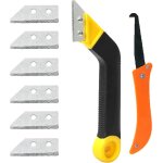 Set de 8 grattoirs pour joint carrelage outils pour enlever le coulis et nettoyer les joints, avec 6 ...