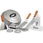 Set d'accessoires pour plancha de barbecue en acier inoxydable (9 pices) ensemble pour plancha de barbecue ...