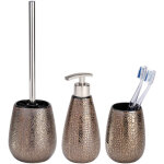 Set accessoires de salle de bain 3 p marrakesh wenko compos d'un gobelet, distributeur de savon et brosse ...