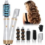 Set brosse soufflante, seche cheveux hair styler, air styler brosse soufflante 1000w, fer a boucler ions ...