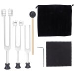 Set de diapasons en aluminium (128 / 256 / 512hz) - outil de thrapie sonore pour rquilibrage nergtique ...