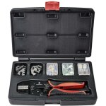 Toolcraft - set d'outils de sertissage to - 7703463 83 pi�ces pour embouts de c�ble 0. 5 � 35 mm� avec ...