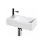 Differnz helios kit lave - mains - 37, 5x18, 5x9, 5cm - rectangulaire - 1 trou de robinet gauche - robinet ... Differnz helios kit lave - mains - 37, 5x18, 5x9, 5cm - rectangulaire - 1 trou de robinet gauche - robinet ...