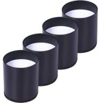 Set of 4 carbon steel bed leg risers, furniture risers add 5cm height, support 10000 lbs, table, chair ...