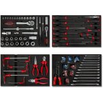 Set d'outils multitches 81 pices pour servante d'atelier, inserts d'outils tiquets en mousse, pour ...