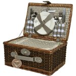 Set de pique - nique dans un panier en osier 803269