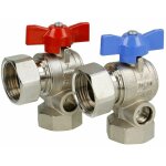 Le sanitaire - set robinet bille querre 1'' silvertec collecteur plancher chauffant