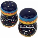 Set sel et poivre bleu marine