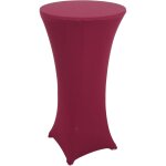 Mendler - set table haute + housse de table haute hwc - j30, pliable et rglable en hauteur  60cm housse ...