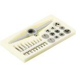 Set de tarauds  une coupe 30 pices hss m1, m1. 1, m1. 2, m1. 4, m1. 6, m1. 8, m2, m2, 2, m2. 5