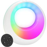 Set de veilleuses led 1 / 2, dimmable tactile avec t�l�commande, sans fil avec changement de couleur ...