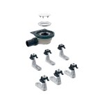 Geberit - ecoulement de receveur de douche avec 6 bacs, pour