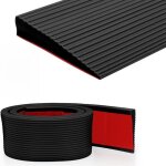 Seuil de porte, 150 x 8 x3cm rampe fauteuil roulant, pvc surface antid�rapante pour fauteuil roulant, ...