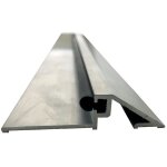 Seuil seul finition aluminium - brut pour btiments publics - longueur 4 m - placardecor distribution ...