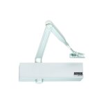 Sevax - ferme - porte pignon cr�maill�re - bras compas f2 � 4 argent esv7184