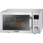Severin - mw 7774 micro - ondes acier inoxydable (bross�), argent 900 w fonction grill, avec fonction ...