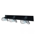 Seynave - rampe 3 spots, m�tal noir kasteli