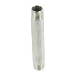 Bobine inox longueur 100mm mâle 3 / 8 Bobine inox longueur 100mm mâle 3 / 8