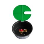 Sferaco - bouche d'arrosage plastique avec vanne �querre laiton 4 ms - bouche d'arrosage