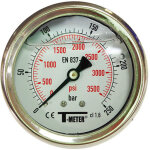 Sferaco - manom�tre inox bain glyc�rine �63 m�le 8 - 13 axial 250 bars