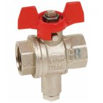 Sferaco - vanne avec porte sonde pour compteur mid r50 - femelle 3 / 4' (20x27)