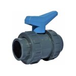 Vanne � sph�re pvc - u pression � coller diam�tre 20, 16 bars