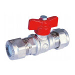 Sferaco - vanne � sph�ro - conique m�le m�le pour tube cuivre �14