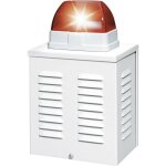 Abus - sg1650 sirne dalarme avec gyrophare 110 db rouge intrieure, extrieure 12 v / dc