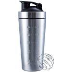 Shaker � prot�ines en acier inoxydable de 750 ml ? gobelet m�langeur pour le fitness