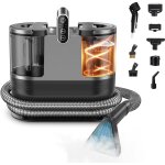 Shampouineuse canap� - nettoyeur de tapis 1200w avec chauffage int�gr� ? vapeur 100�c ? eau chaude 60�c ...