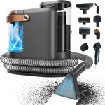 Shampouineuse canap� - nettoyeur de tapis 1200w avec chauffage int�gr� ? vapeur 100�c ? eau chaude 60�c ...