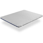 Shaula - sur matelas mousse a memoire de forme 150x200 jeno, epaisseur 8 cm, dehoussable, adaptable.