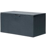 Shelterlogic - acier coffre � coussins rangement anthracite