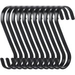 Shining house - 10pcs crochets plats en s de suspension en mtal crochet de cuisine robuste, multifonctions ...