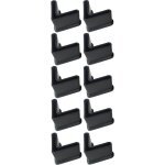 Shining house - 10x embout de pied étagère triangle patin plastique caoutchouc souple tube profilé protection ... Shining house - 10x embout de pied étagère triangle patin plastique caoutchouc souple tube profilé protection ...