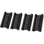 Shining house - lot de 2 paires de charnires de porte en acier inoxydable  double action pour saloon ...