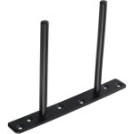 Lot de 2 support pour tagre flottante invisible support en mtal pour tablette flottante en bois dissimul ...