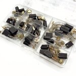 Shining house - lot de 40 balais de charbon pour moteur lectrique, 10 tailles, universels, pour perceuse, ...