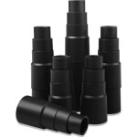 6 pices adaptateur pour tuyau, adaptateurs tuyau aspirateur 25 mm  42mm, adaptateur pour aspirateur ...