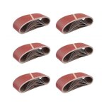 Bande abrasive 75 x 533 mm, bandes abrasives mixte pour ponceuses  bande, grains 40 / 60 / 80 / 120 ...