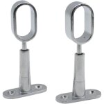 Shining house - barcelona support tringle penderie 2 support pour barre penderie ovale hauteur 41 � 105mm ...