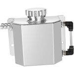 Shining house - bidon de d'huile de vhicule en aluminium 1 l rservoir de reniflard d'huile vidange