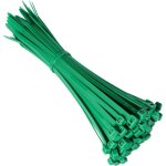 Shining house - collier de serrage 200 x 5 mm plastique, attaches nylon 5 x 200 mm, serre - c�ble vert ...